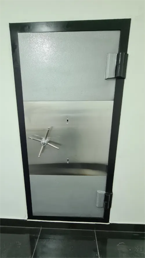 Bóveda de seguridad bancaria